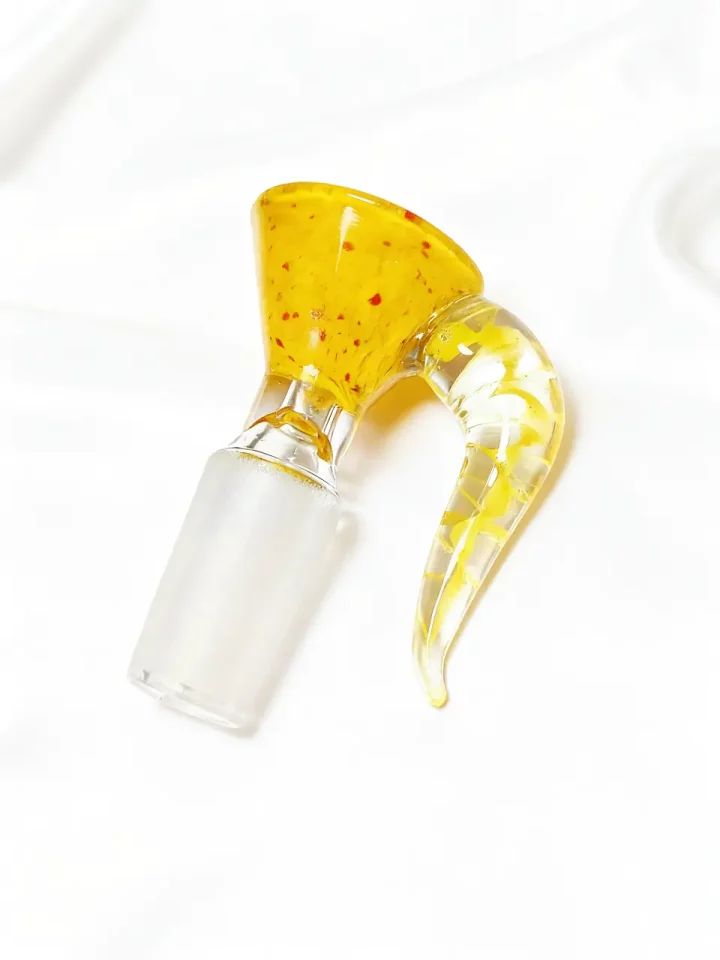 14mm Lava-Inspired Glass Bong Piece | The Molten Ember Bowl