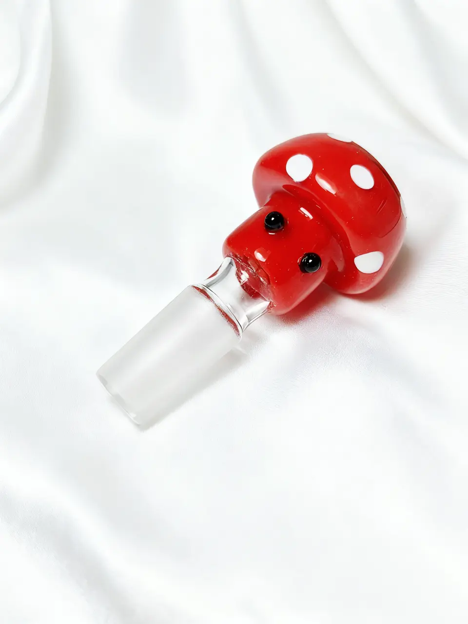 14mm Red Mushroom Glass Bong Bowl | Fairy Forest Cutie