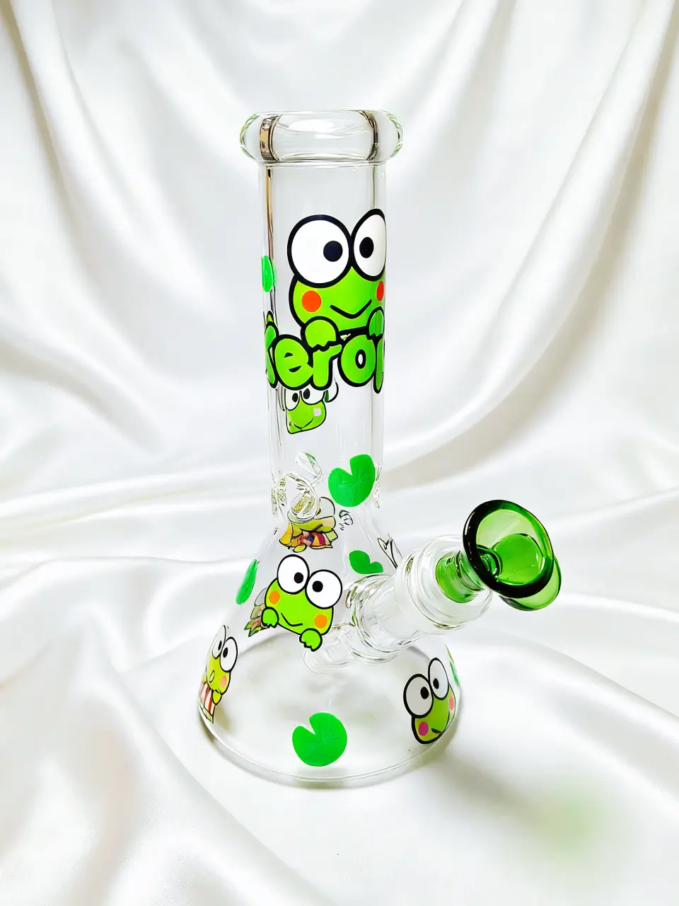 Keroppi Pond-Theme Beaker Glass Bong Green Paradise