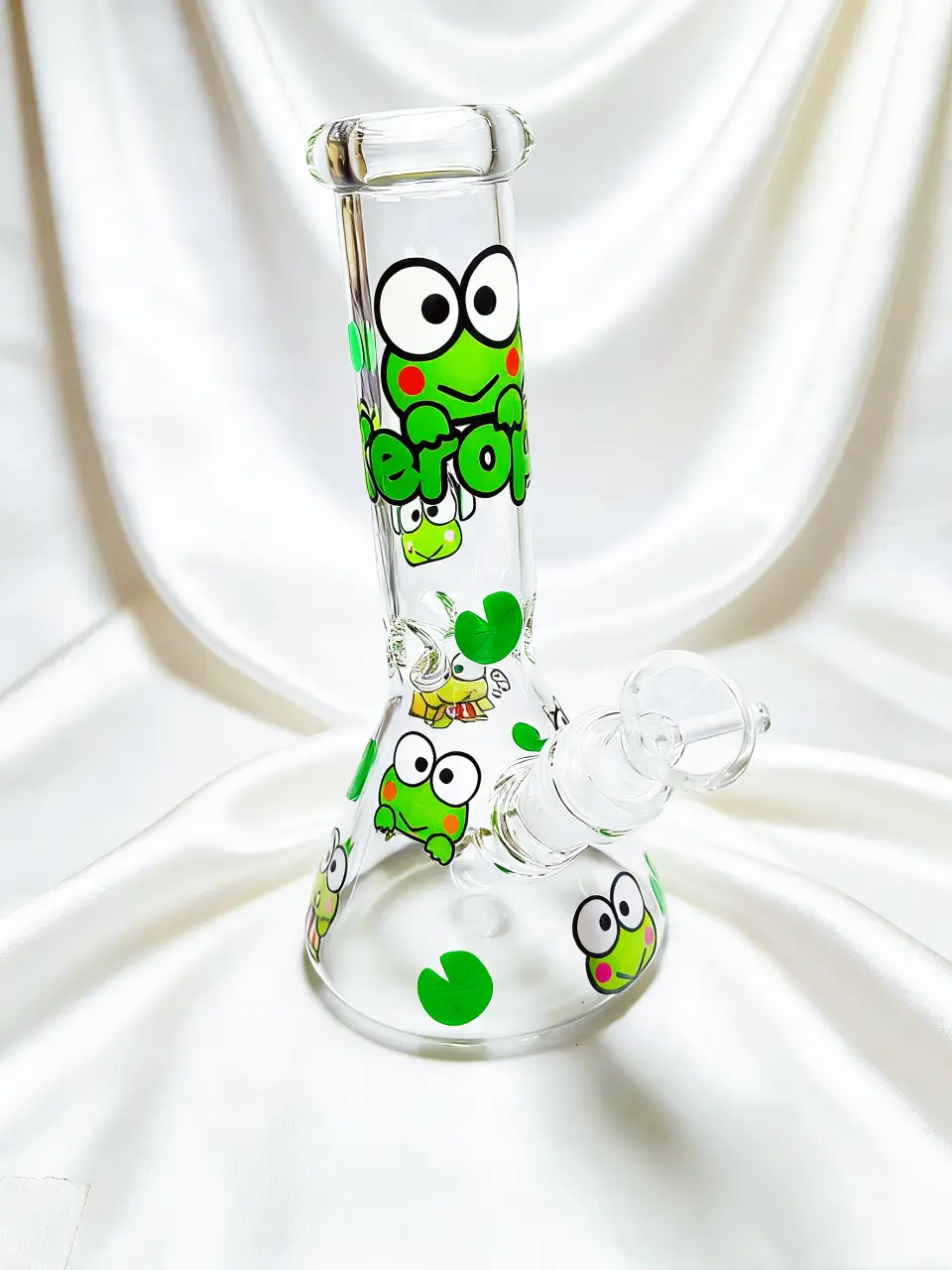 Keroppi Pond-Theme Beaker Glass Bong Green Paradise