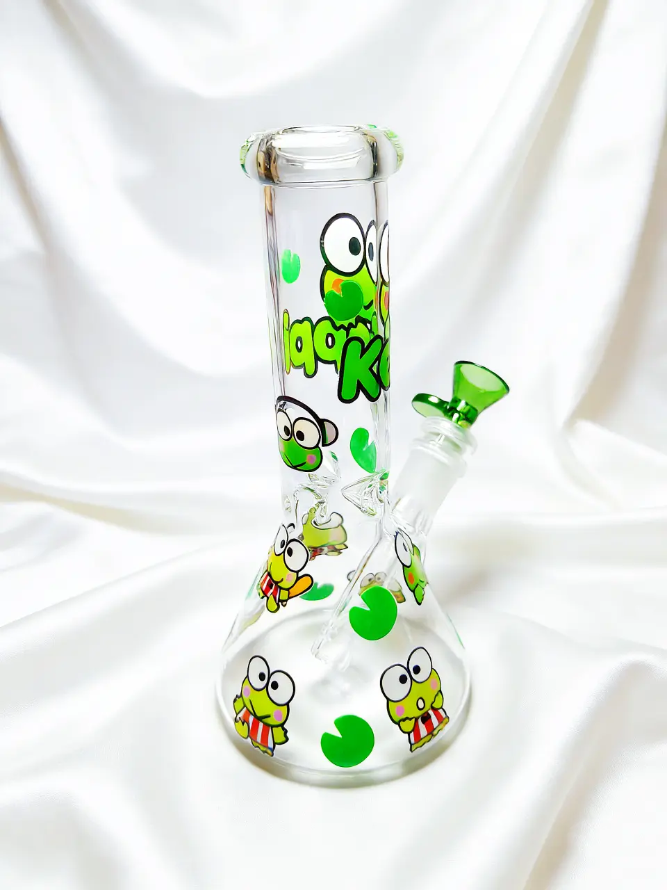Keroppi Pond-Theme Beaker Glass Bong Green Paradise