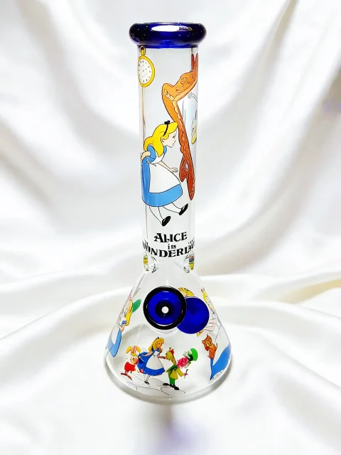 Alice in Wonderland Beaker Glass Bong | Wonderland Reverie