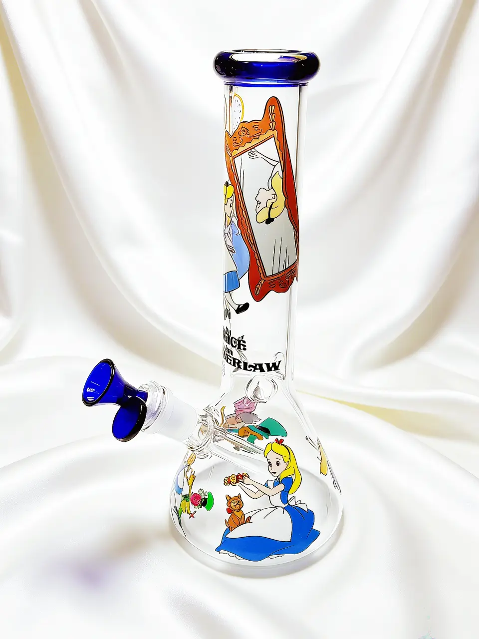 Alice in Wonderland Beaker Glass Bong | Wonderland Reverie