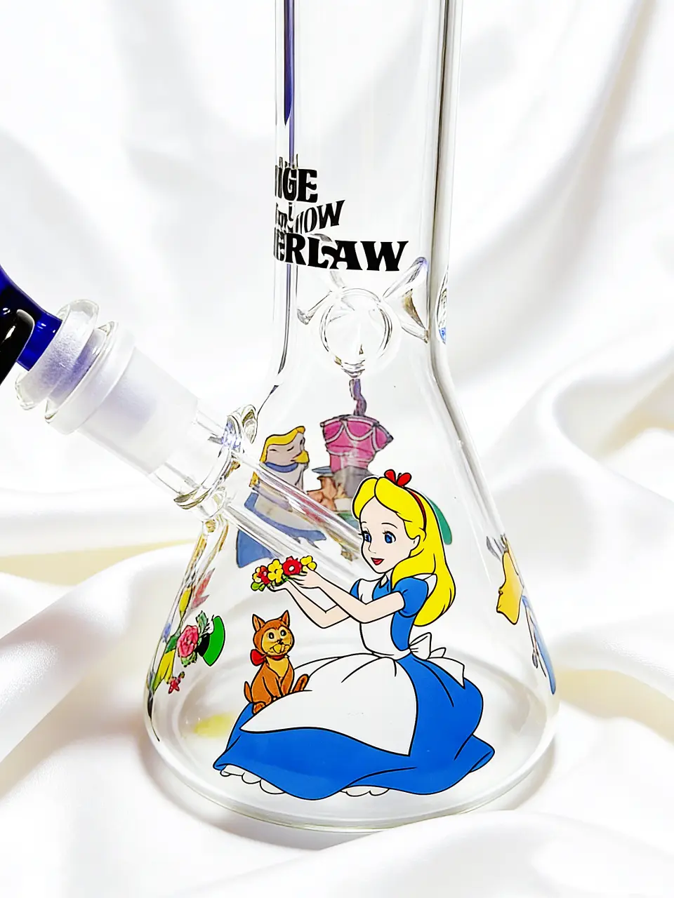 Alice in Wonderland Beaker Glass Bong | Wonderland Reverie