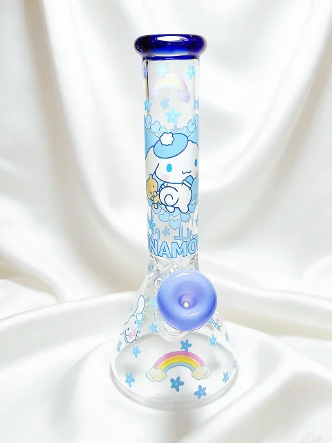 Cinnamoroll Cloud-Themed Beaker Glass Bong | Healing Angel