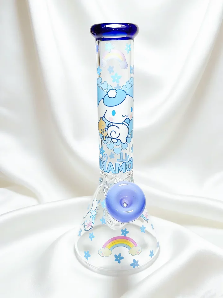 Cinnamoroll Cloud-Themed Beaker Glass Bong | Healing Angel