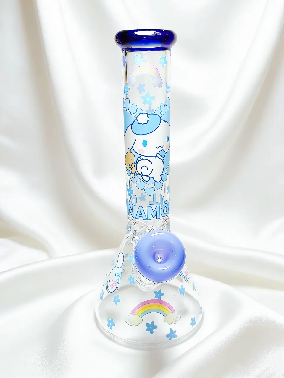 Cinnamoroll Cloud-Themed Beaker Glass Bong | Healing Angel