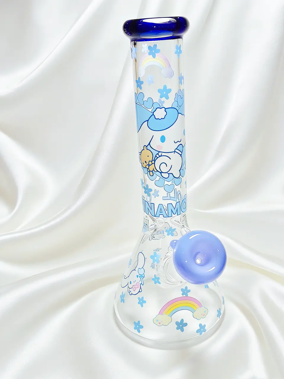 Cinnamoroll Cloud-Themed Beaker Glass Bong | Healing Angel