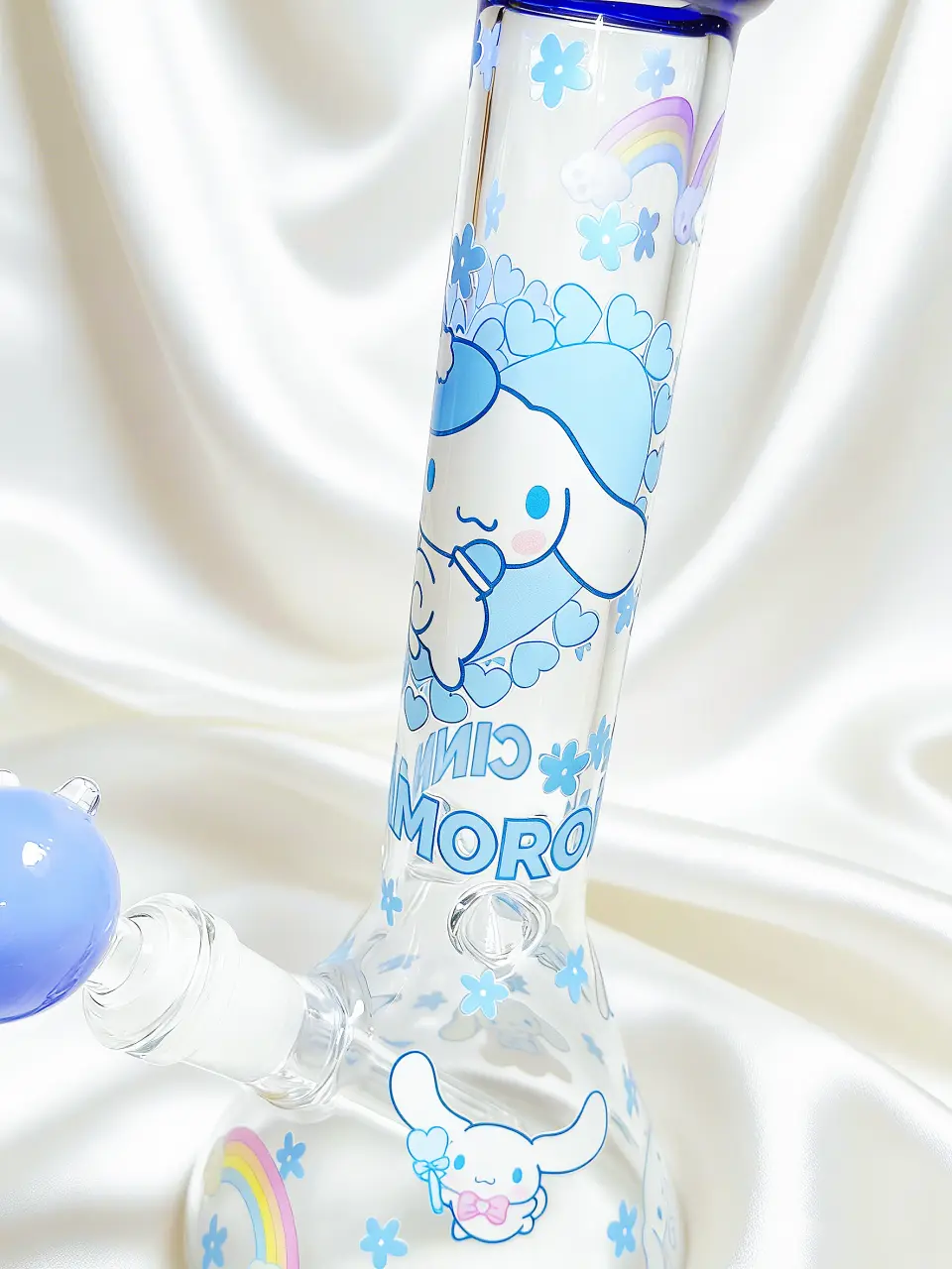 Cinnamoroll Cloud-Themed Beaker Glass Bong | Healing Angel