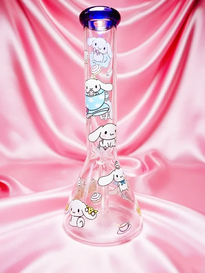 Cinnamoroll Sweet Party Glass Beaker Glass Bong | Dreamy Cloud Cinnamoroll Sweet Party Glass Beaker Glass Bong | Dreamy Cloud
