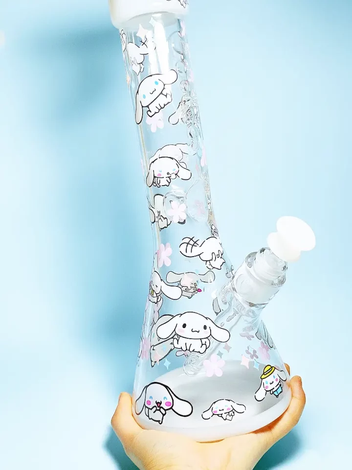 Cinnamoroll x Cookies Limited Edition Beaker Glass Bong | Pure Cloud Magic Cinnamoroll x Cookies Limited Edition Beaker Glass Bong | Pure Cloud Magic