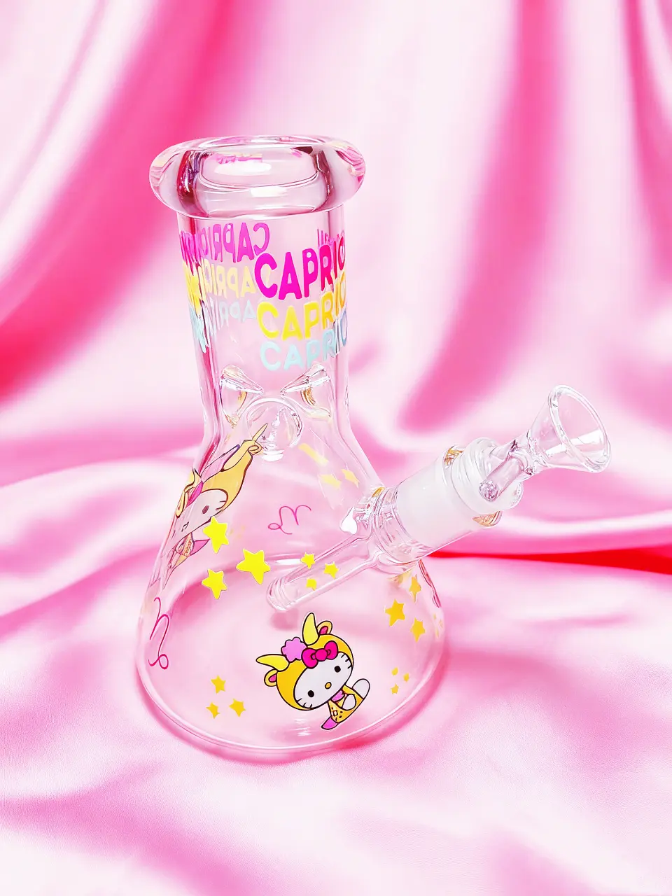 Hello Kitty Capricorn Zodiac Beaker Glass Bong | Ambitious Charm♑