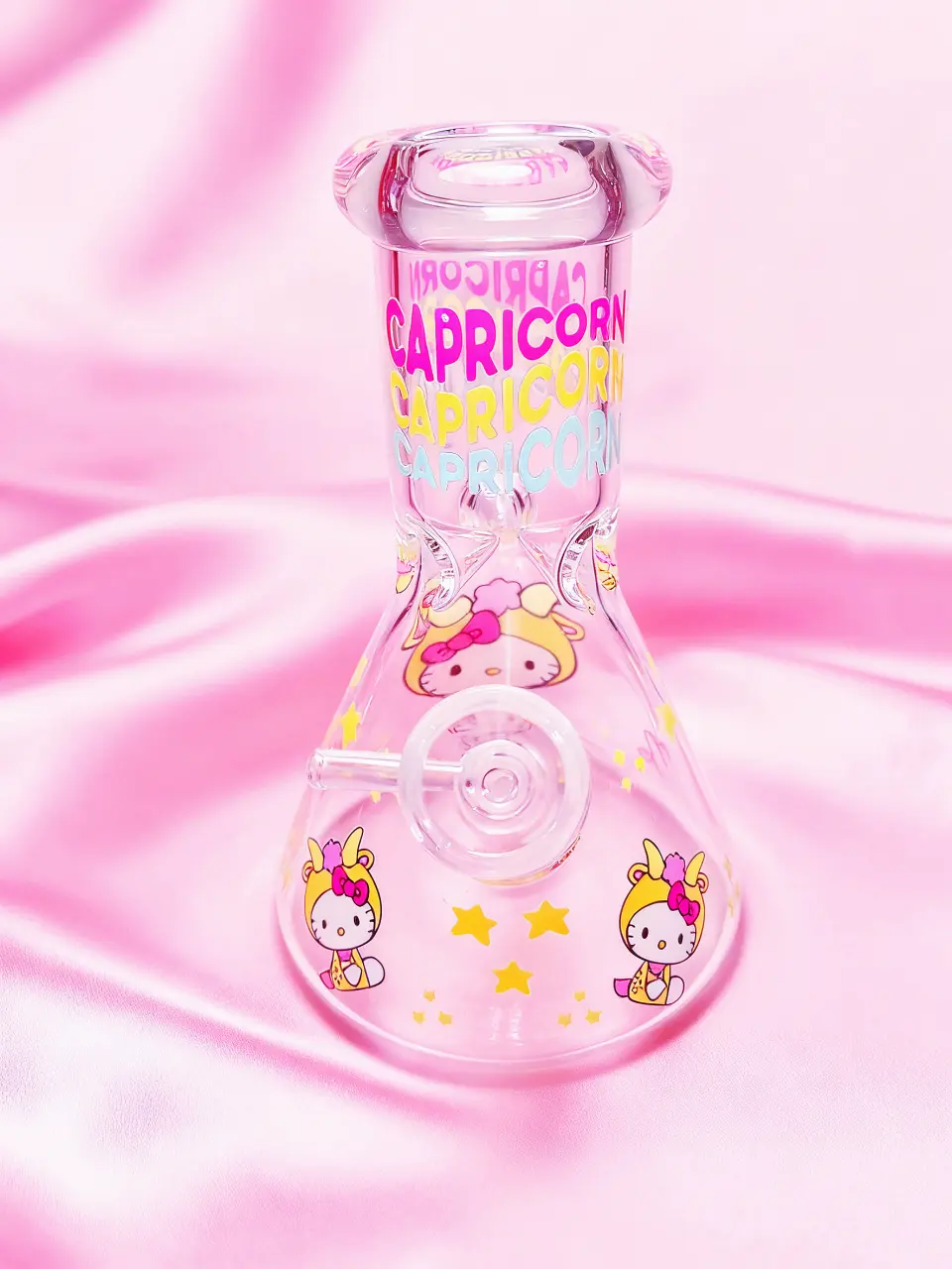 Hello Kitty Capricorn Zodiac Beaker Glass Bong | Ambitious Charm♑