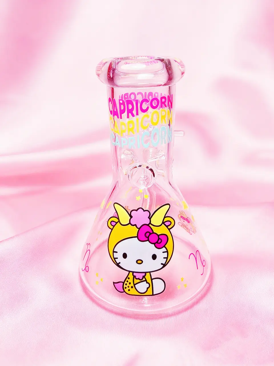 Hello Kitty Capricorn Zodiac Beaker Glass Bong | Ambitious Charm♑
