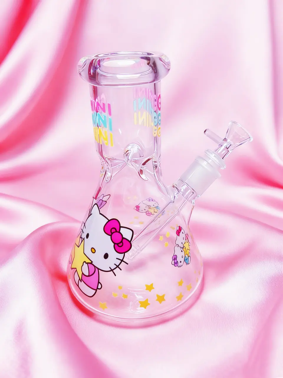 Hello Kitty Gemini Zodiac Beaker Glass Bong | Double the Charm♊