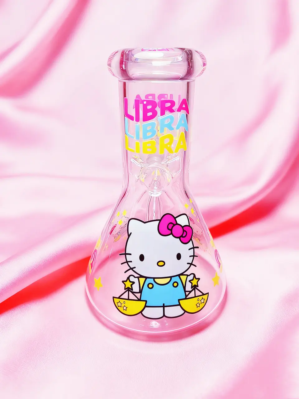 Hello Kitty Libra Beaker Glass Bong | Cosmic Balance♎