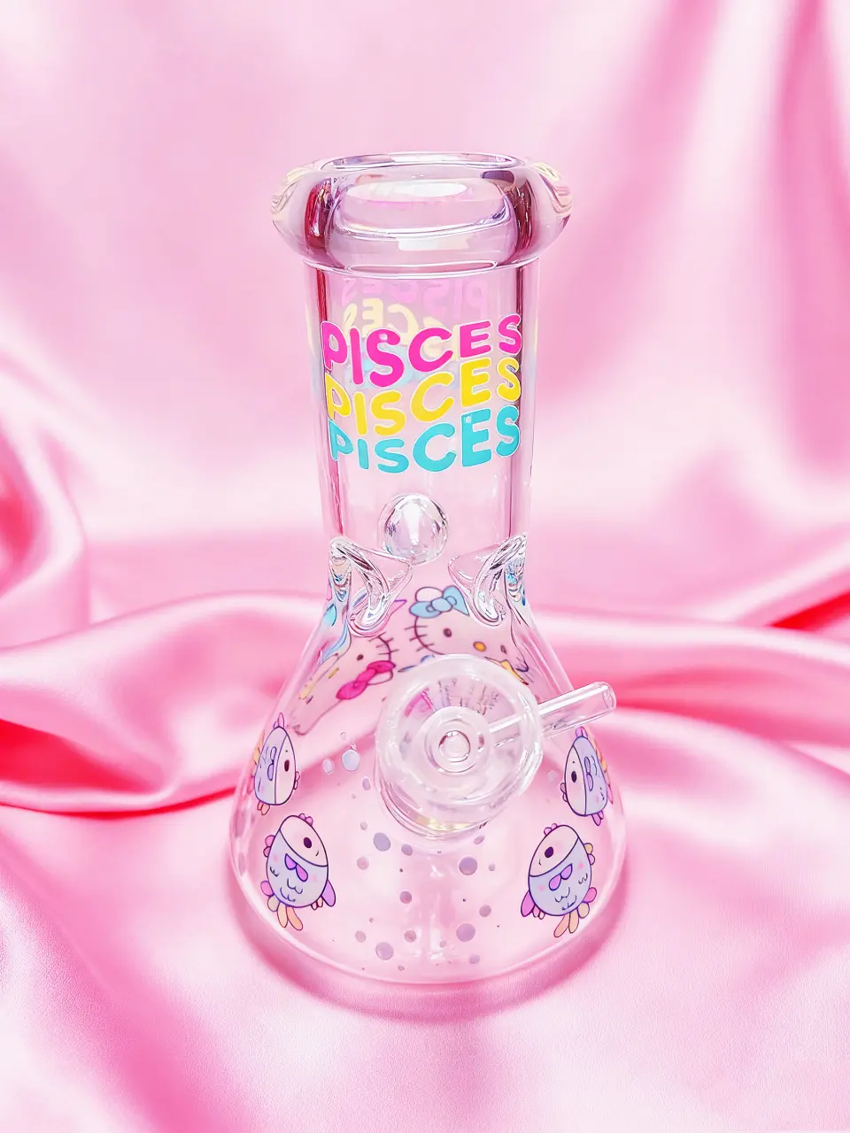 Hello Kitty Pisces Zodiac Beaker Glass Bong | Dreamy Mermaid♓