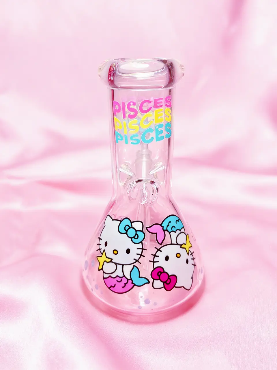 Hello Kitty Pisces Zodiac Beaker Glass Bong | Dreamy Mermaid♓