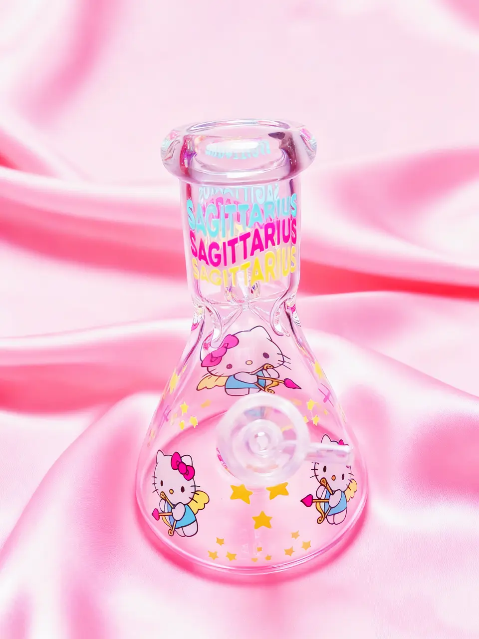 Hello Kitty Sagittarius Zodiac Beaker Glass Bong | Free Spirit♐