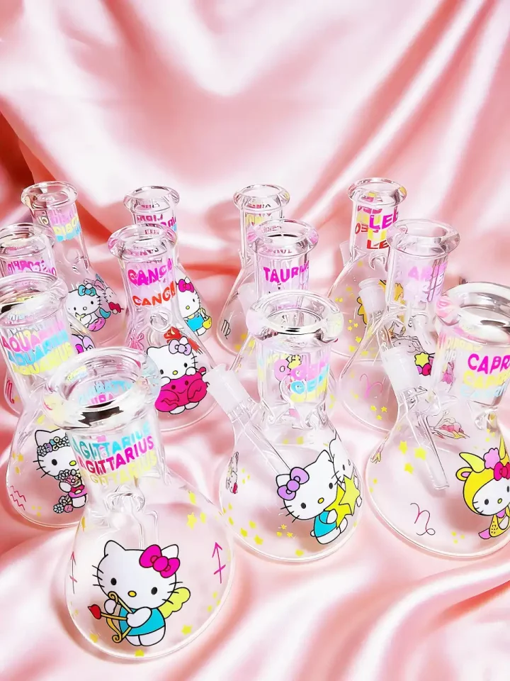 Hello Kitty Zodiac Bongs Collection | 12 Star Sign Glass Water Pipes