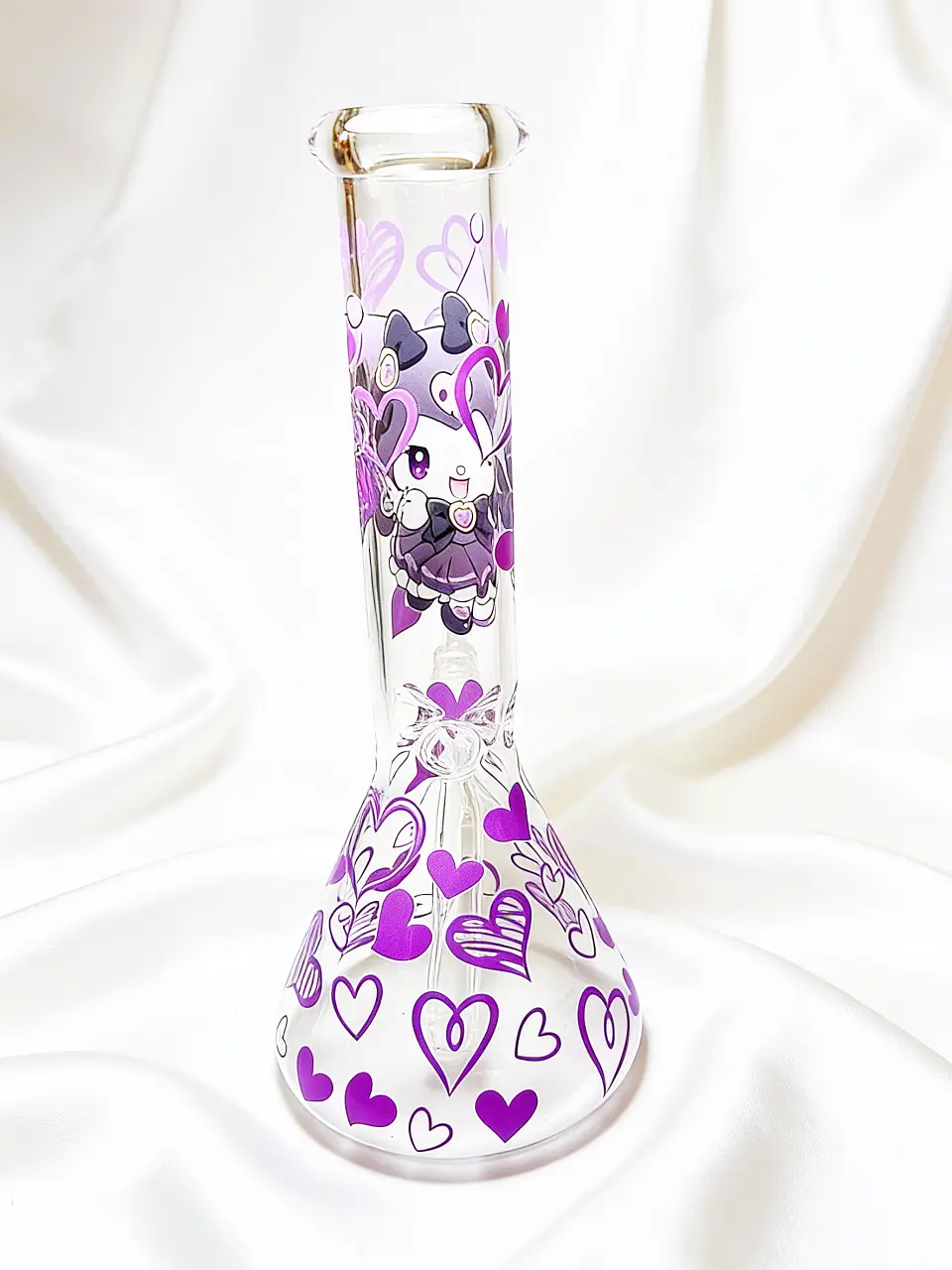 Kuromi Purple Heart Beaker Glass Bong | Cool Sweetheart