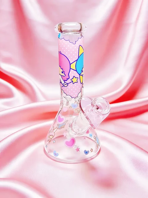 Little Twin Stars Dreamy Galaxy Beaker Glass Bong | Twin Star Wishes