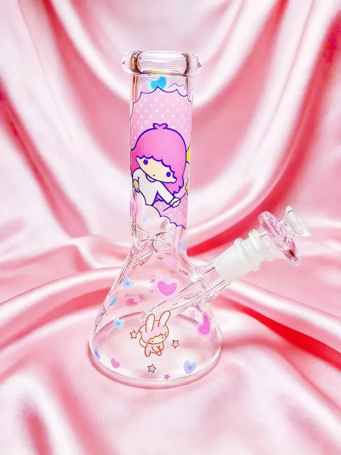 Little Twin Stars Dreamy Galaxy Beaker Glass Bong | Twin Star Wishes Little Twin Stars Dreamy Galaxy Beaker Glass Bong | Twin Star Wishes