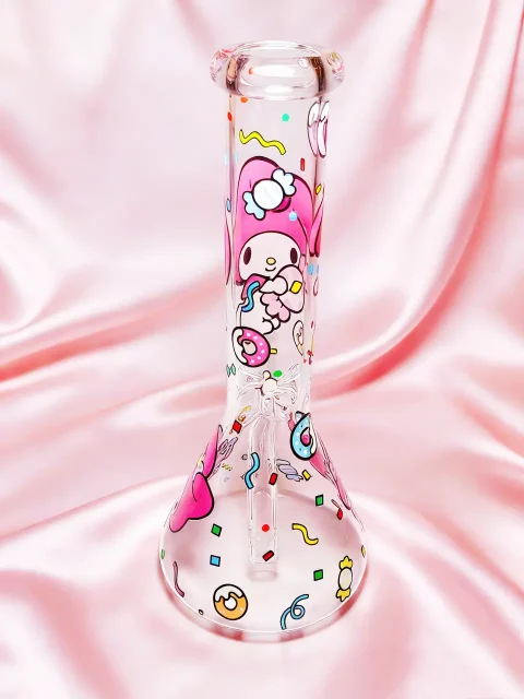 My Melody Dreamy Sweetheart Beaker Glass Bong | Candy Wonderland My Melody Dreamy Sweetheart Beaker Glass Bong | Candy Wonderland