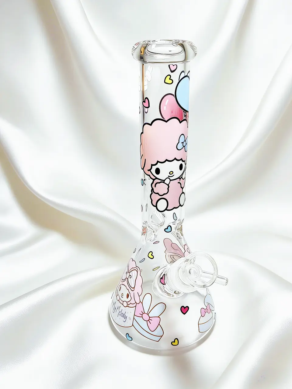 Pink My Melody Beaker Glass Bong | Sweet Princess