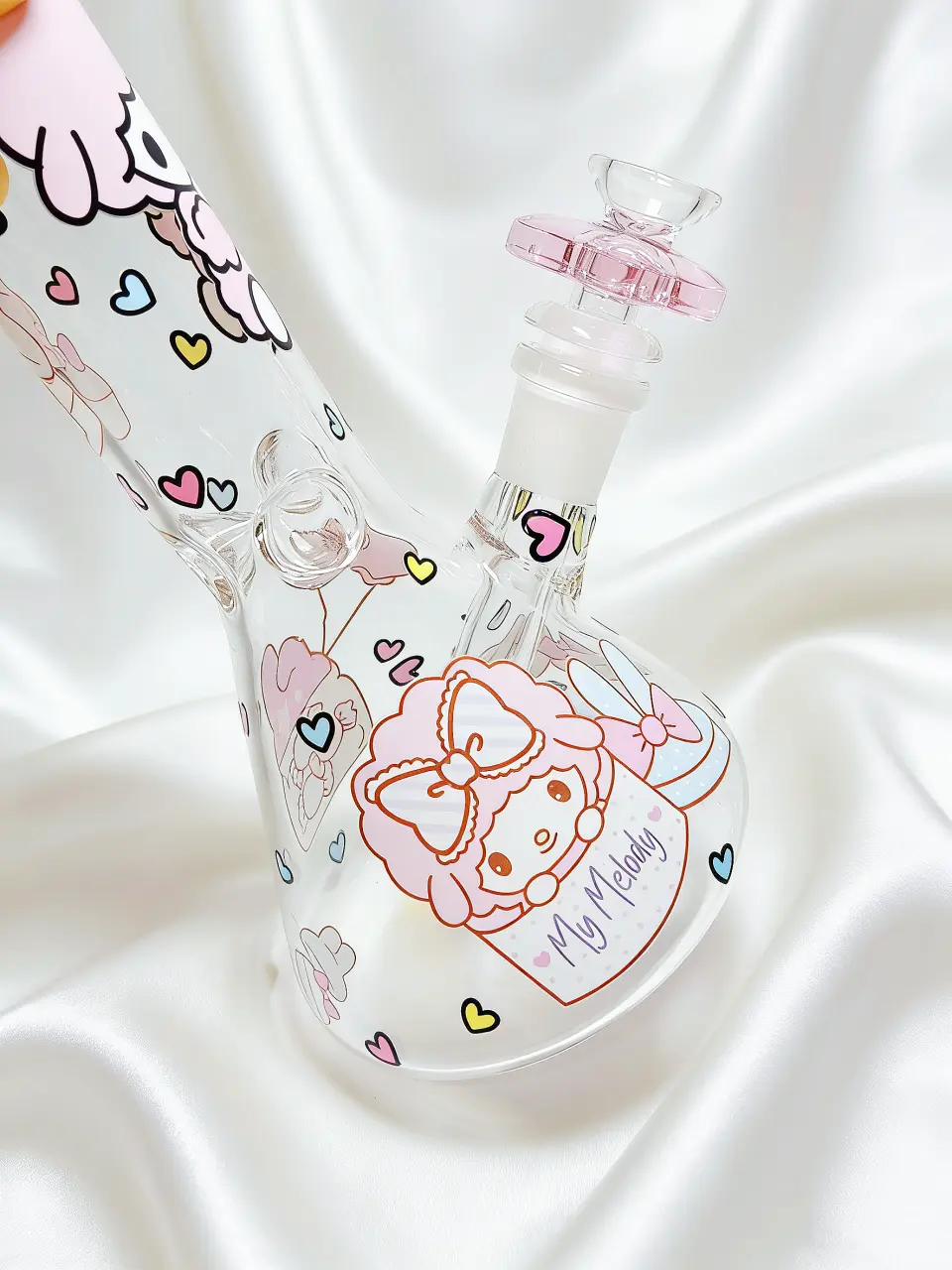 Pink My Melody Beaker Glass Bong | Sweet Princess