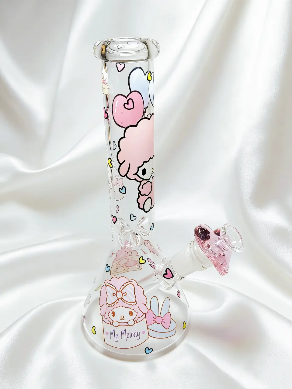 Pink My Melody Beaker Glass Bong | Sweet Princess