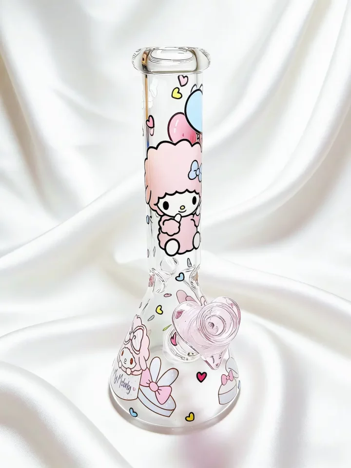 Pink My Melody Beaker Glass Bong | Sweet Princess