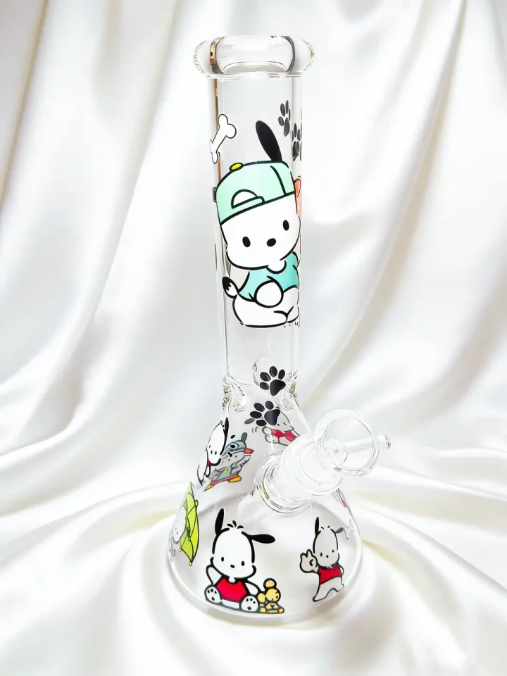 Pochacco Fun Beaker Glass Bong | Pure Playfulness