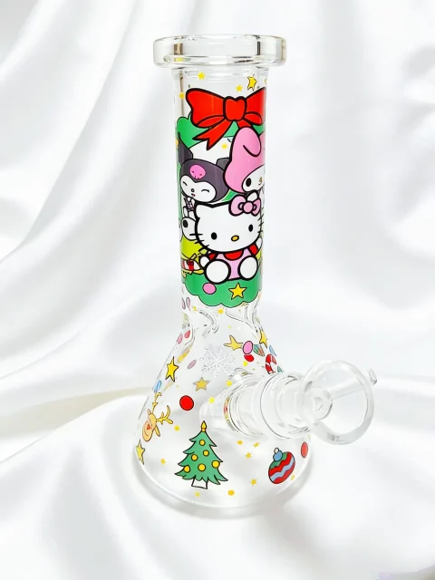Sanrio Christmas Party Beaker Glass Bong | Holiday Cheer