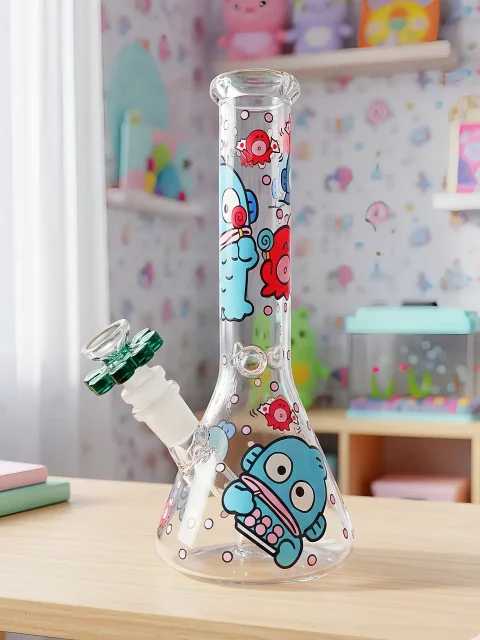 Hangyodon Beaker Glass Bong | Playful Ocean Dream