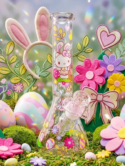 Sanrio Easter Limited Beaker Glass Bong | Spring Egg Hunt