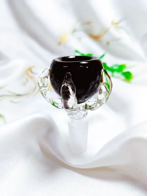 14mm Male Bong Bowl Dragon Claw & Midnight Orb