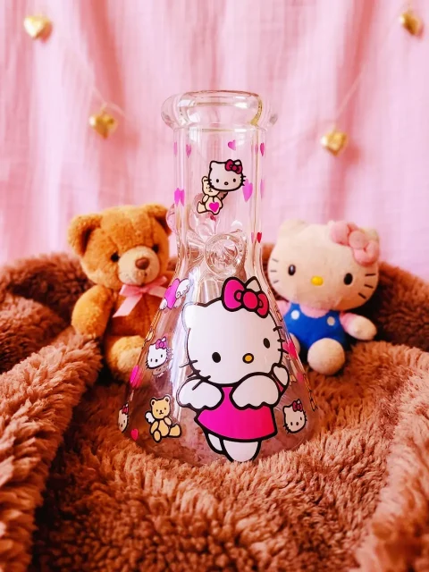 Hello Kitty Angel & Teddy Bear Beaker Bong