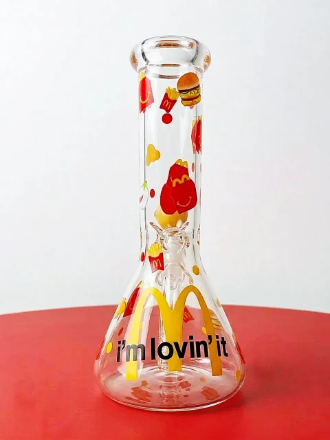 McDonald’s Happy Share Beaker Glass Bong-2 McDonald’s Happy Share Beaker Glass Bong-2