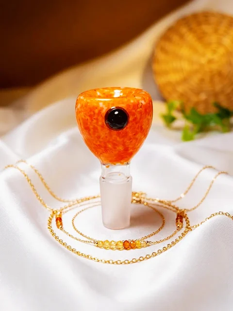 Pumpkin Spice Harmony 14mm Male Bong Bowl