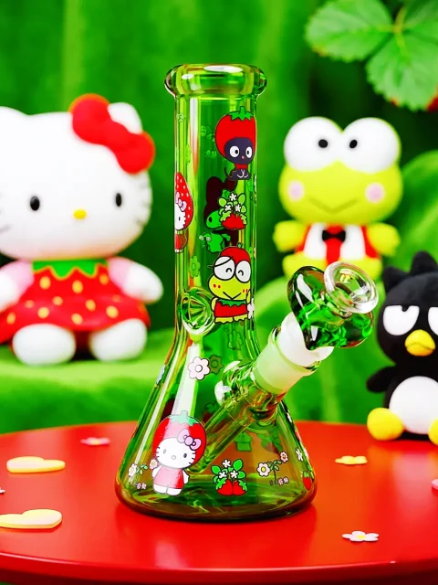 Sanrio Friends Strawberry Forest Party Beaker Glass Bong