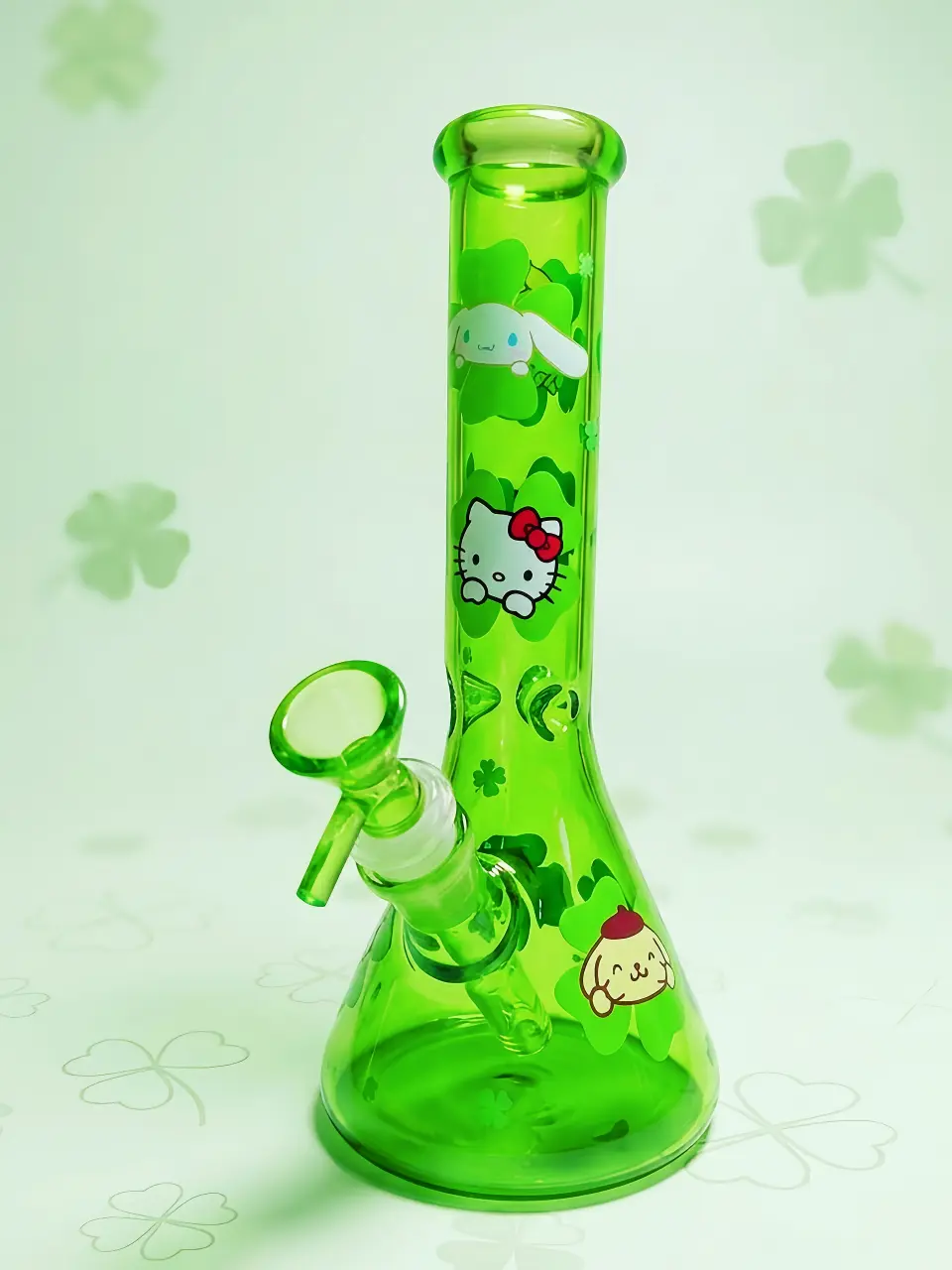 Sanrio Friends Green Beaker Bong | Lucky Day Fantasy