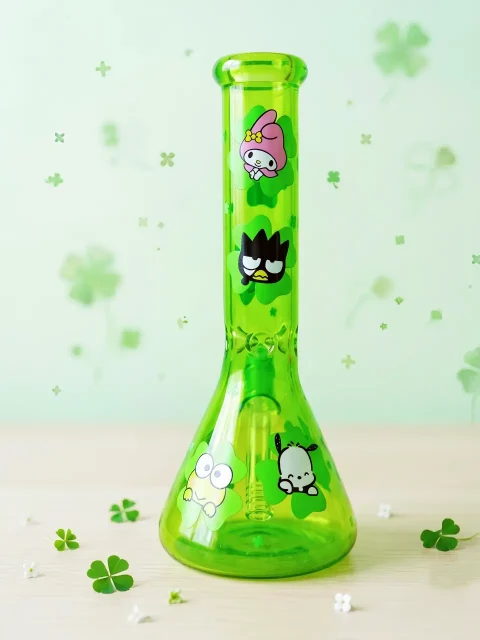 Sanrio Friends Green Beaker Bong | Lucky Day Fantasy Sanrio Friends Green Beaker Bong | Lucky Day Fantasy