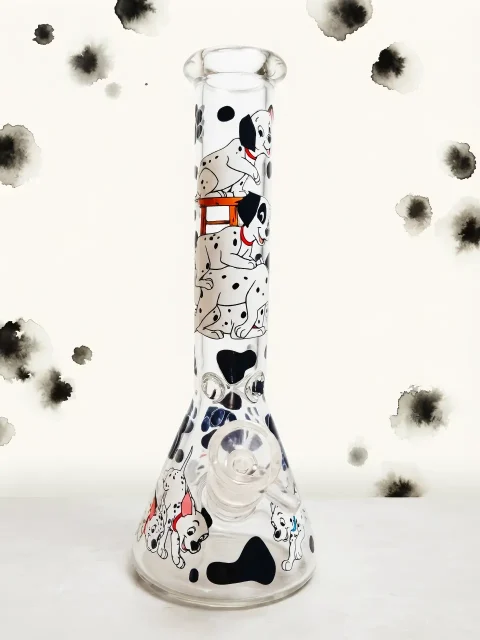 101 Dalmatians Paw Print Beaker Glass Bong | Puppy Love Collection