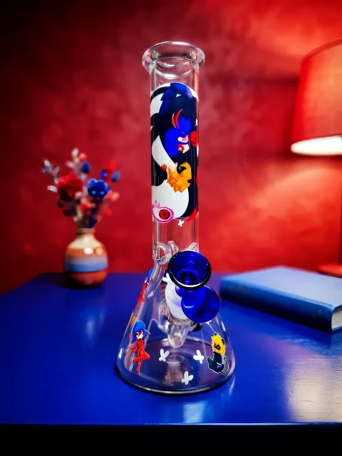 Ladybug & Cat Noir Hero Glass Bong | Paris After Dark