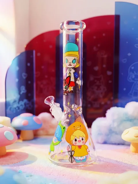 Molly Pop Mart Beaker Glass Bong | Teal Beret Daydreams Molly Pop Mart Beaker Glass Bong | Teal Beret Daydreams