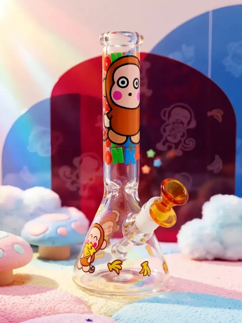 Monkichi Banana Glass Bong | Sunny Jungle Daydream