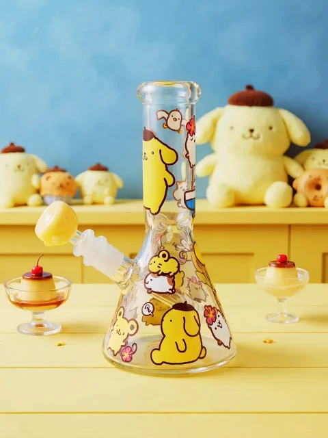 Pompompurin Summer Island Glass Bong | Tropical Vacation Dreams Pompompurin Summer Island Glass Bong | Tropical Vacation Dreams