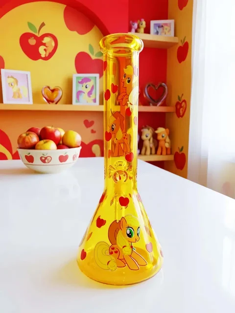 Applejack Amber Glass Bong | Sweet Apple Harvest Applejack Amber Glass Bong | Sweet Apple Harvest