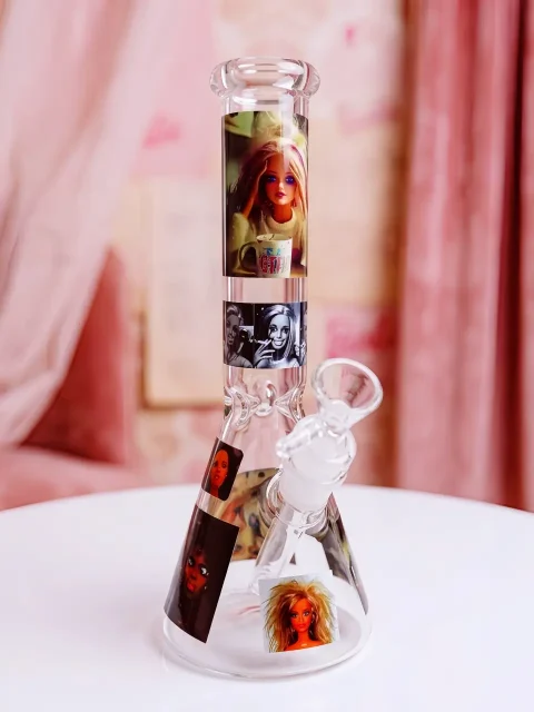 Barbie Reaction Meme Glass Bong | Mood Swing Club